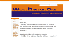 Desktop Screenshot of hrobak.org